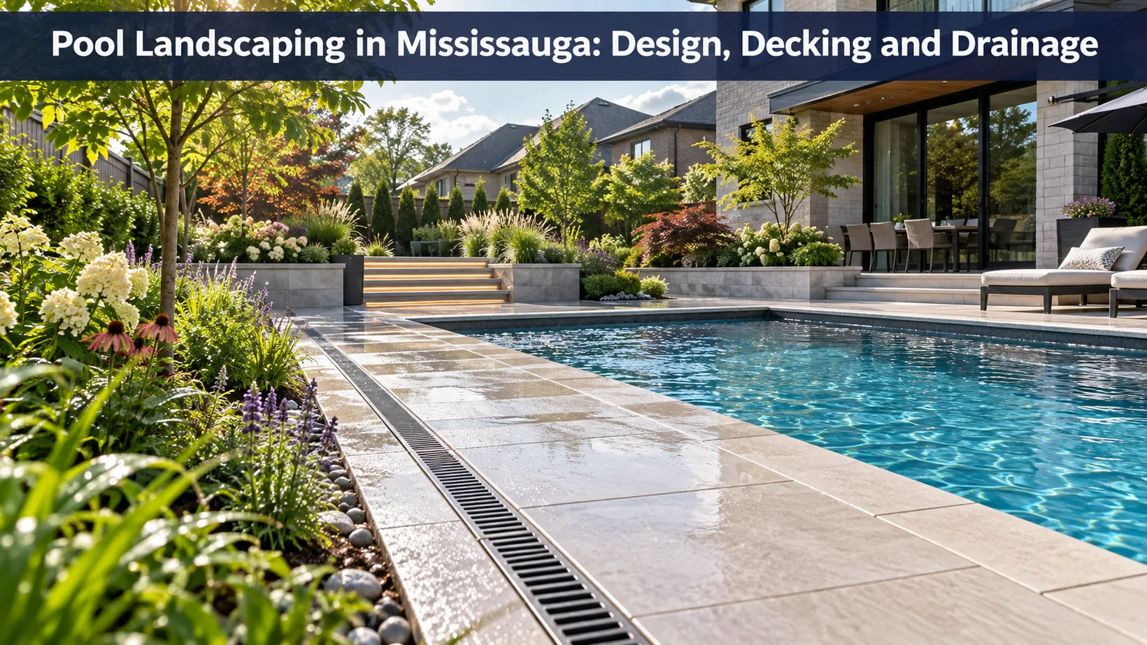 Pool Landscaping in Mississauga: Design, Decking and Drainage in 2026