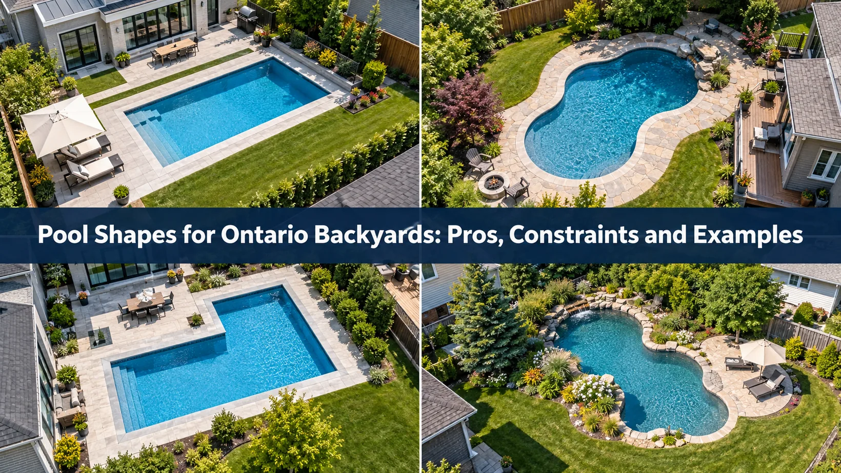 Pool Shapes for Ontario Backyards: A Practical 2026 Guide