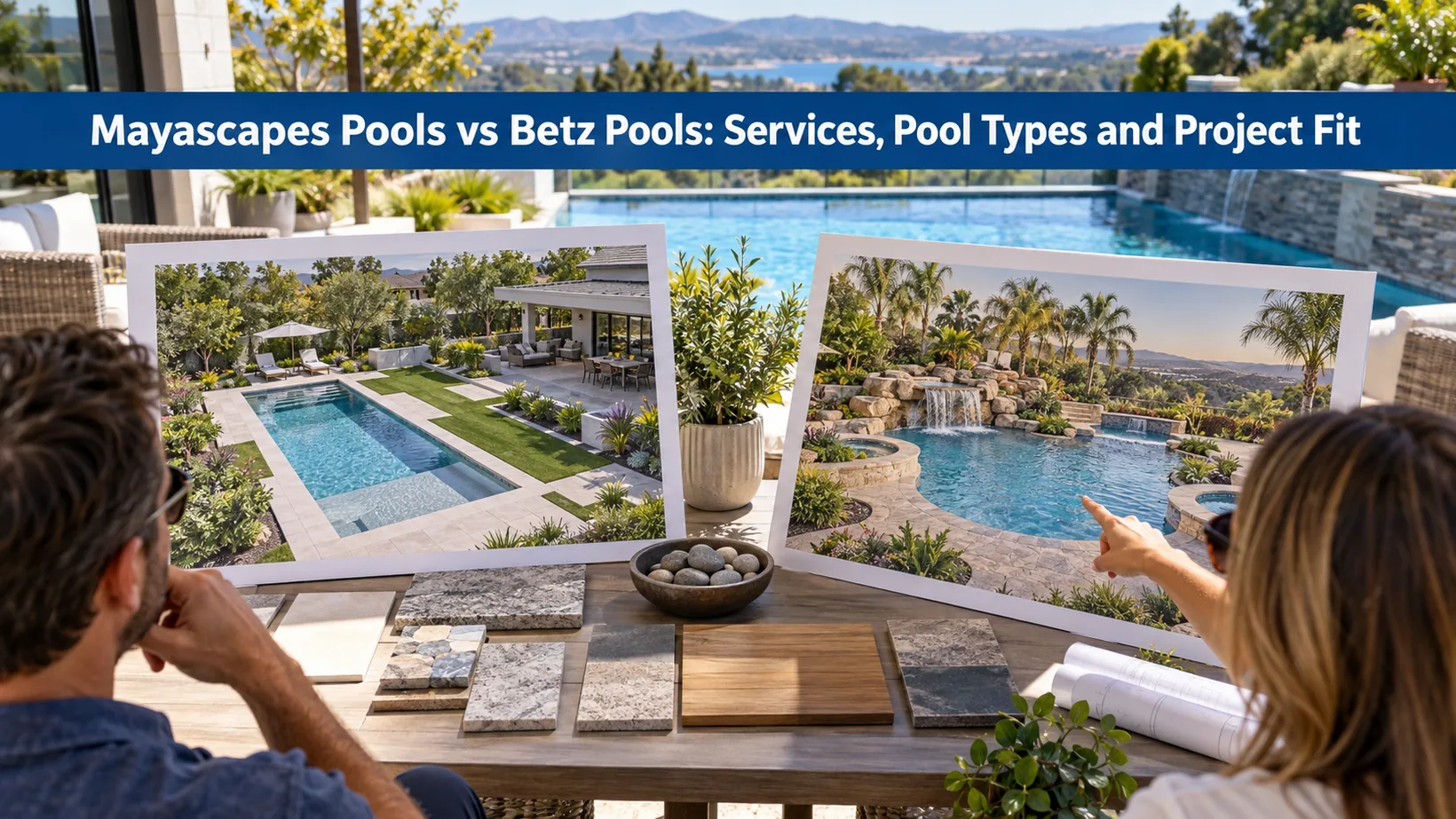 Mayascapes Pools vs Betz Pools: Services, Pool Types and Project Fit in 2026